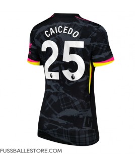 Günstige Chelsea Moises Caicedo #25 3rd trikot Damen 2024-25 Kurzarm